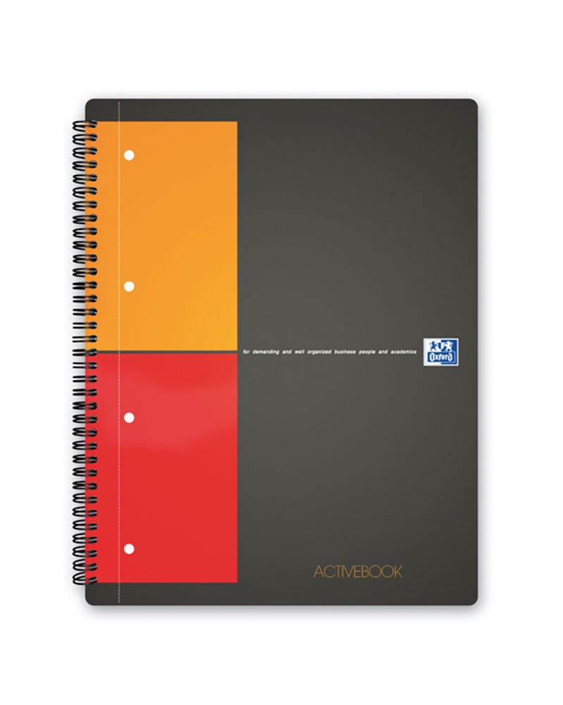 MAXI SPIRALATO 240X297mm 5mm 80gr 80fg ACTIVEBOOK INTERNATIONAL OXFORD
