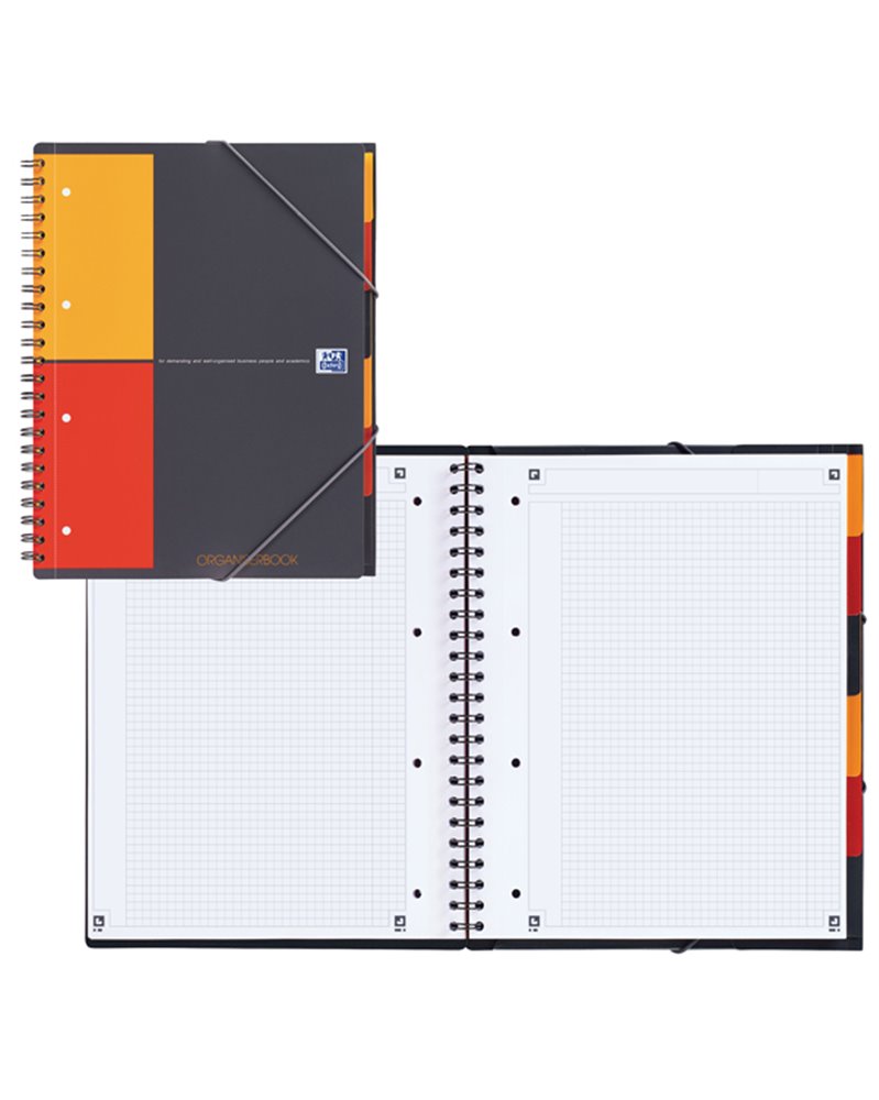 MAXI SPIRALATO 240x297mm 5mm c/margine 80fg 80gr ORGANISER BOOK OXFORD