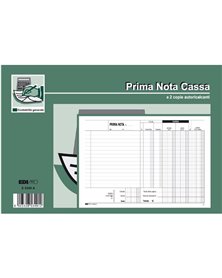 BLOCCO PRIMA NOTA CASSA 50/50 FOGLI AUTORIC. 14,8X23 E5349A