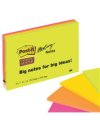 BLOCCO 45foglietti Post-itÂ® Super Sticky 101x152mm MEETING NOTE NEON 6445-SSP