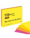 BLOCCO 45foglietti Post-itÂ® Super Sticky 203x152mm MEETING NOTE NEON 6845-SSP