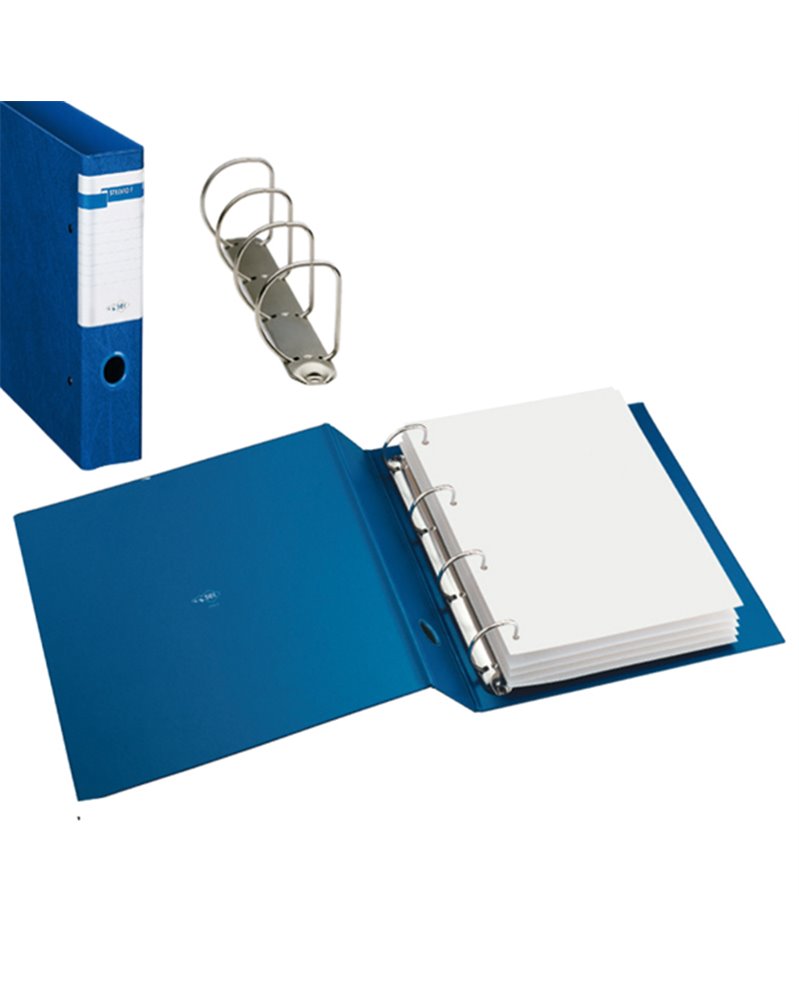 Raccoglitore STELVIO F 25 A4 4D blu 22x30cm SEI ROTA