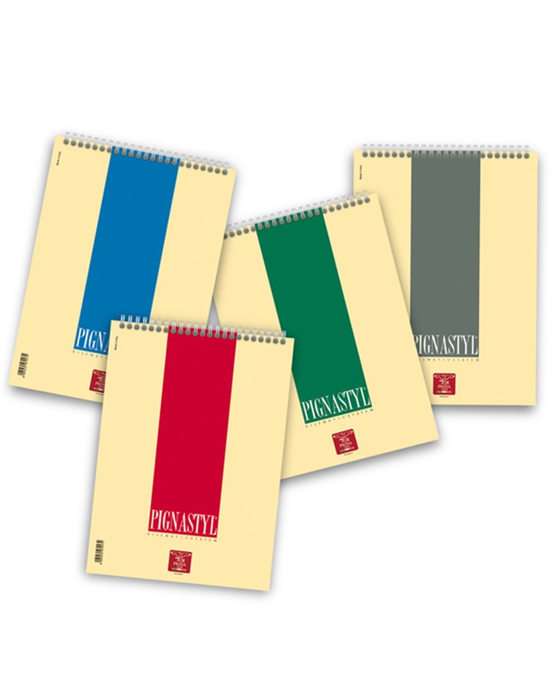BLOCCO PIGNASTYL SPIRALE A4 210X297MM 1R 60FG 80GR PIGNA