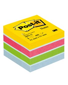 BLOCCO MINICUBO 400foglietti Post-itÂ® 51x51mm 2051-U ULTRA