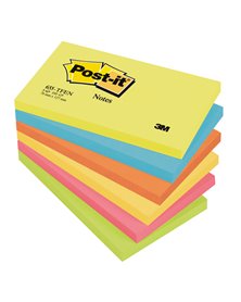 BLOCCO 100foglietti Post-itÂ® 76x127mm 655-TFEN ENERGY 72GR ASSORTITO