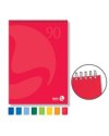 BLOCCO NOTES SPIRALATO lato corto 150x210mm 90gr 50fg 5mm COLOR BM