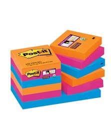 BLOCCO 90foglietti Post-itÂ® Super Sticky 47.6x47.6mm 622-12SS-EG BANGKOK