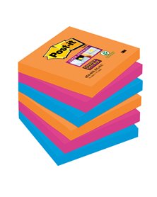 BLOCCO 90foglietti Post-itÂ® Super Sticky 76x76mm 654-6SS-EG BANGKOK