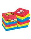 BLOCCO 90foglietti Post-itÂ® Super Sticky 47.6x76mm 622-12SS-JP BORA BORA