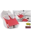 DISPENSER GATTO + RICARICA Post-itÂ® Super Sticky Z-Notes 76x76mm ROSSO RUBINO