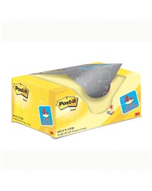 VALUE PACK 16+4 BLOCCO 100fg Post-itÂ® Giallo Canaryâ„¢ 38x51mm 72GR 653CY-VP20