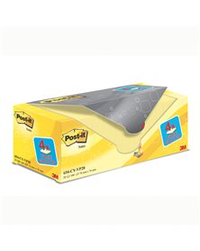 VALUE PACK 16+4 BLOCCO 100fg Post-itÂ® Giallo Canaryâ„¢ 76x76mm 72GR 654CY-VP20