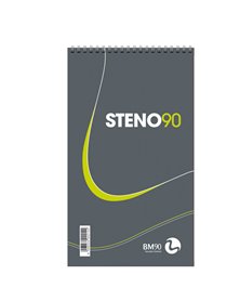 BLOCCO SPIRALATO STENO90 130x225mm 90gr 60fg BM