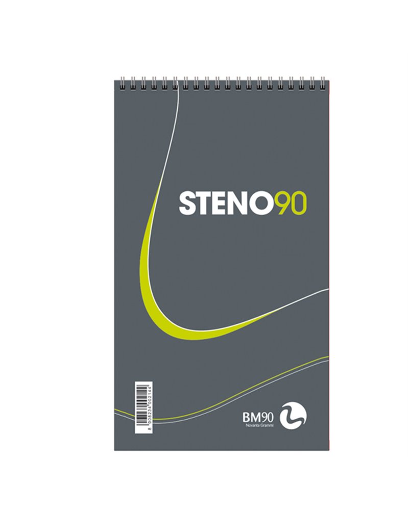 BLOCCO SPIRALATO STENO90 130x225mm 90gr 60fg BM