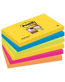 BLOCCO 90foglietti Post-itÂ® Super Sticky 76x127mm 655-6SS RIO-EU RIO DE JANEIRO