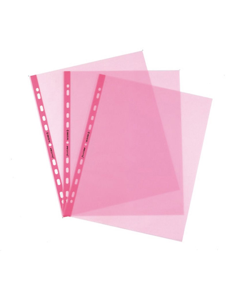25 Buste forate Pstel 22x30 rosa liscio Favorit
