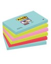 BLOCCO 90foglietti Post-it® Super Sticky 76x127mm 655-6SS-MIA COLORI MIAMI BLOCCO 90foglietti Post-it® Super Sticky 76x127mm 655-6SS-MIA COLORI MIAMI