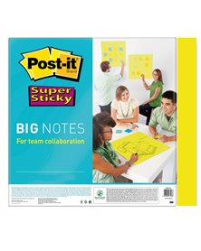 Blocco 30 fogli Post-itÂ® Super Sticky 279x279mm Big Notes Giallo BN11-EU