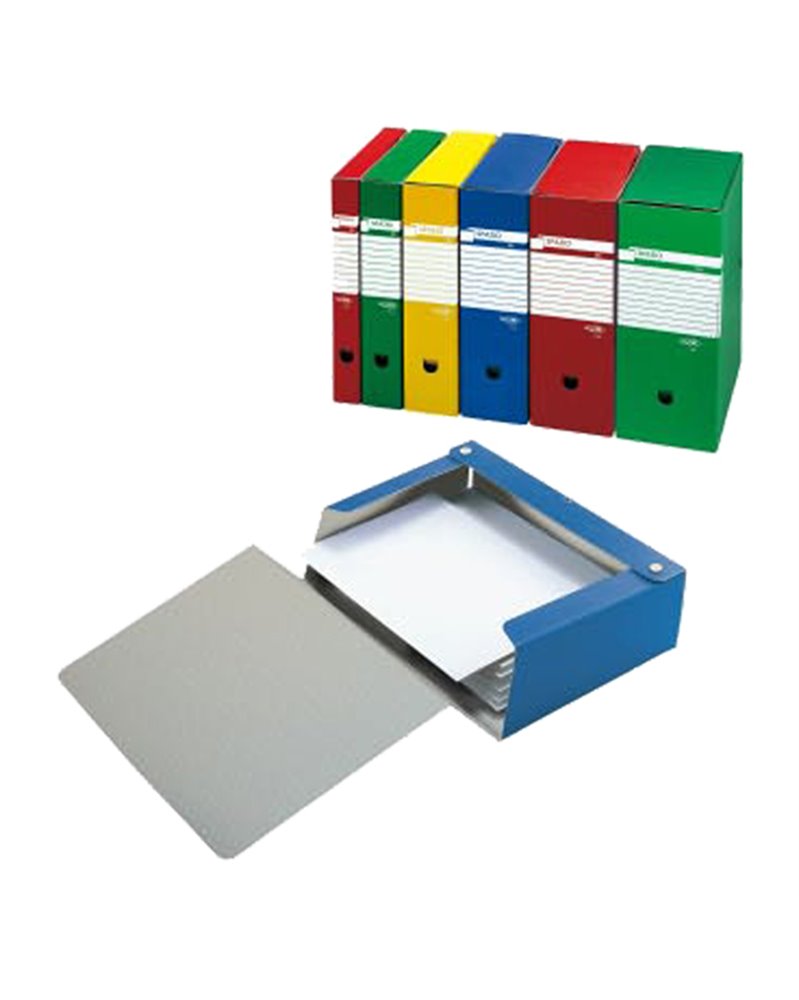 Scatola archivio Spazio 120 25x35cm dorso 12cm blu Sei Rota Scatola archivio Spazio 120 25x35cm dorso 12cm blu Sei Rota