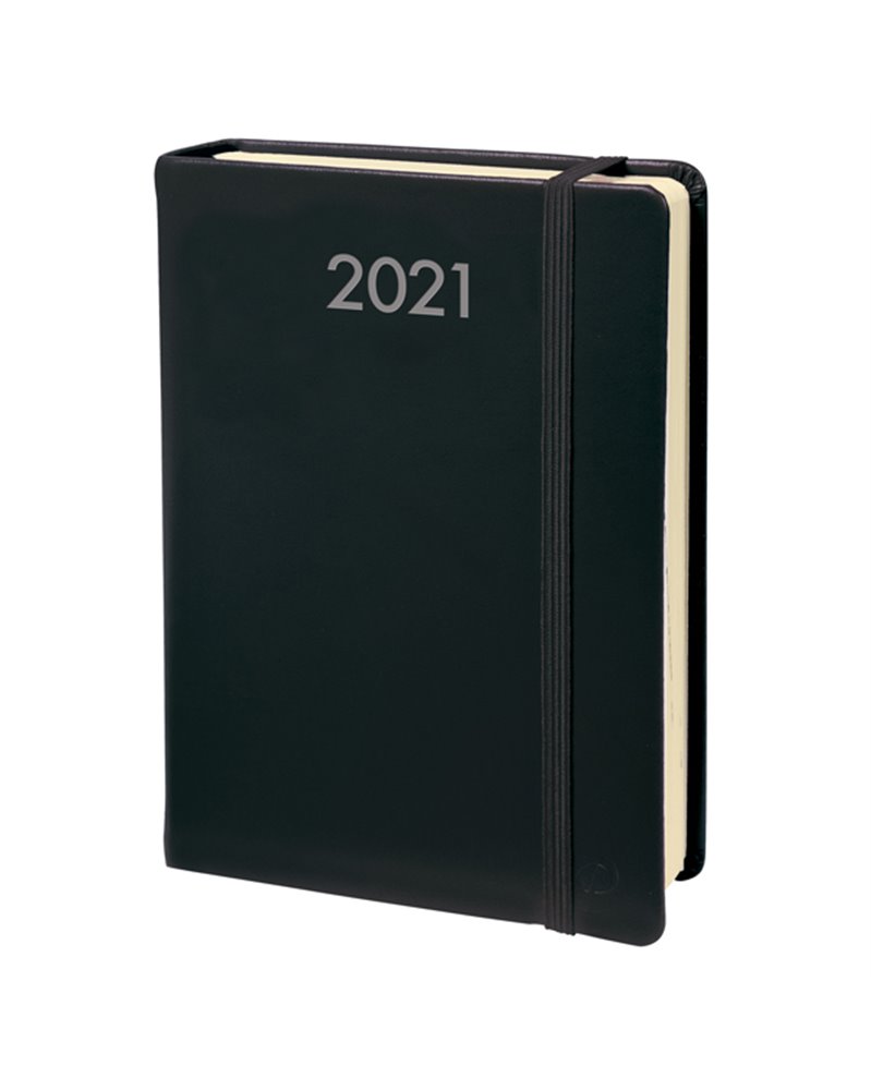 Agenda settimanale Affari Prestige ML 10x15cm Habana nero 2021 Quo Vadis