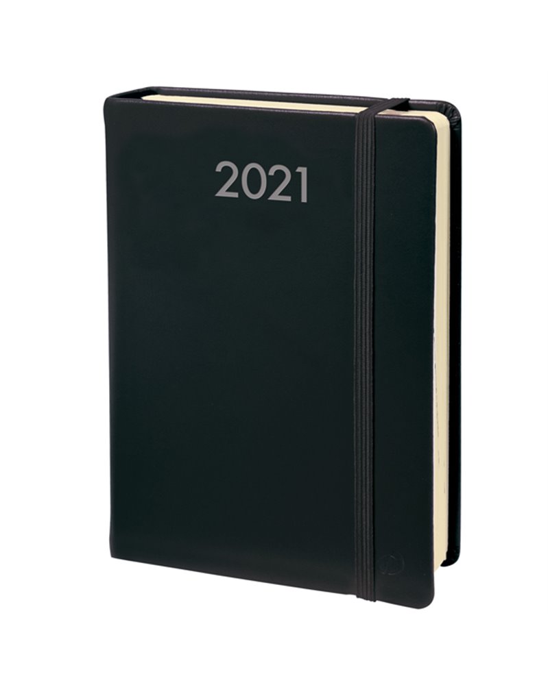 Agenda giornaliera Quo Vadis Daily Pocket Prestige 8,5x13cm Habana nero 2021