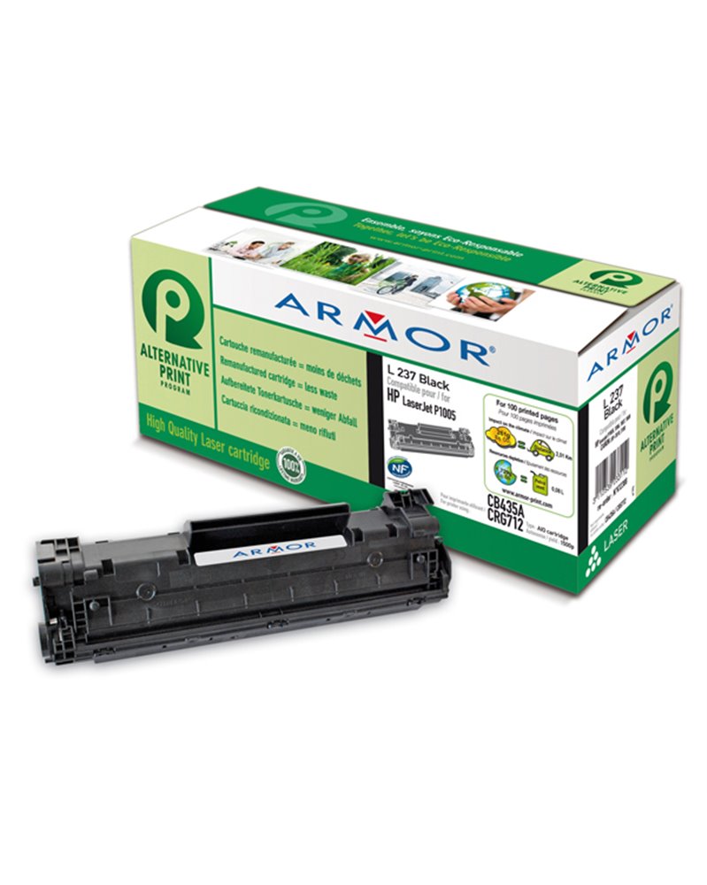 TONER NERO ARMOR PER HP LASERJET P1005 P1006