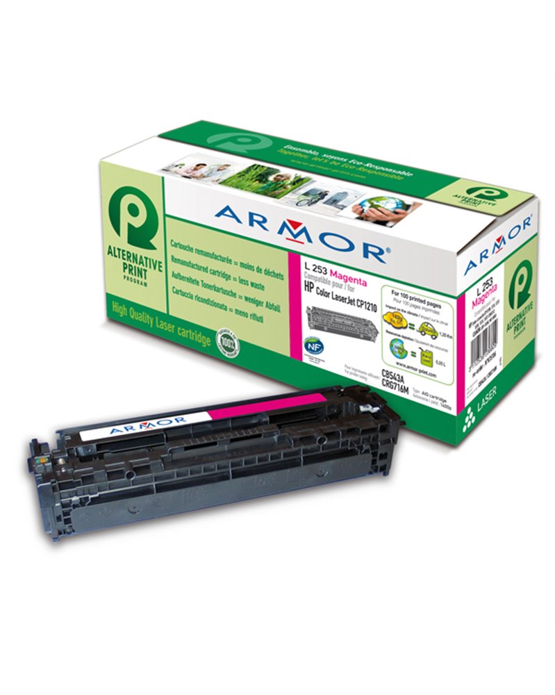 TONER MAGENTA ARMOR PER HP COLOR LASERJET CP1210 1215 1510