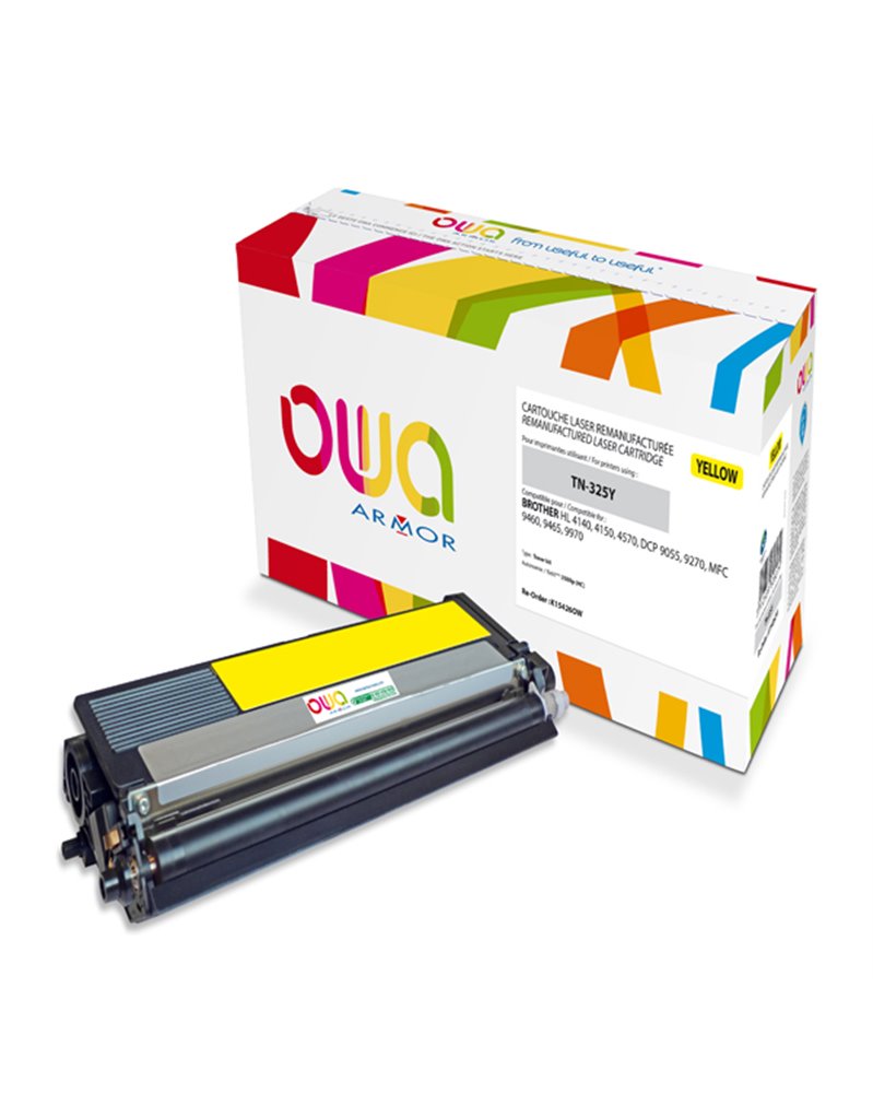 TONER GIALLO ARMOR PER BROTHER HL4141-4150-4570-MFC9460-9465-DCP9055-9270