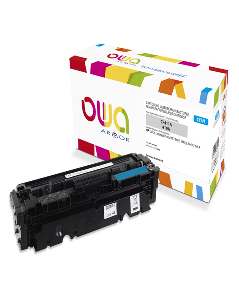 TONER CIANO ARMOR PER HP COLOR LASERJET PRO M377 M452 M477