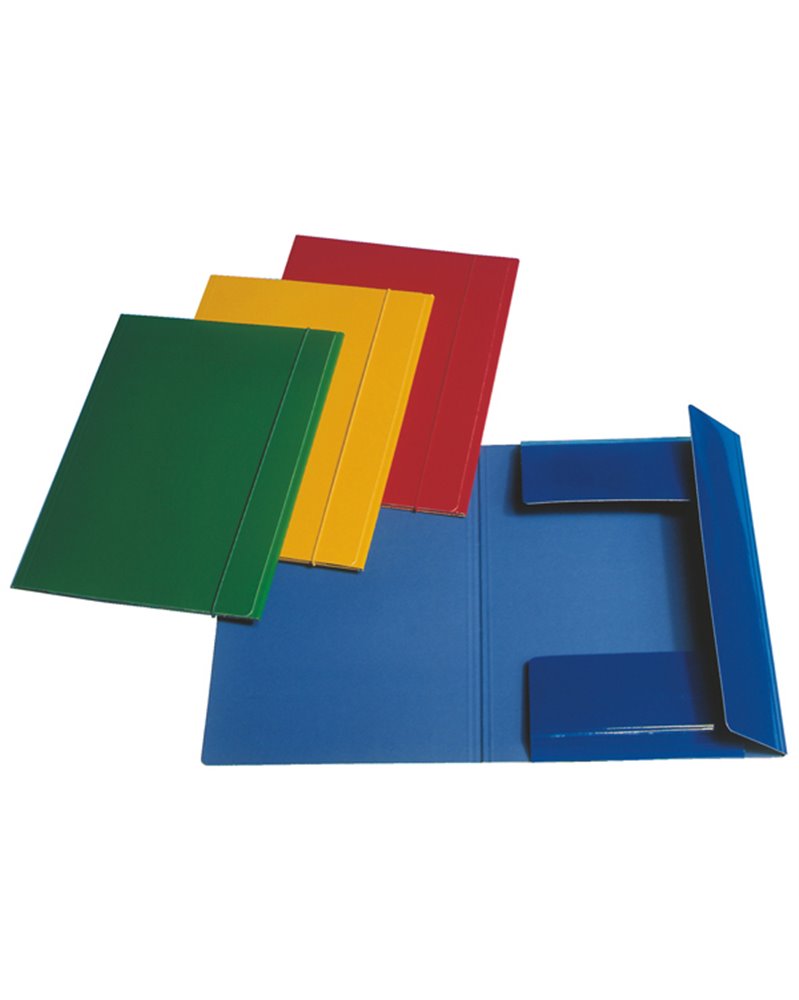 CARTELLINA C/ELASTICO C46 BLU 25X35CM
