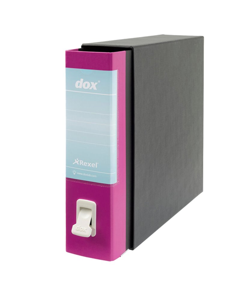 Registratore New Dox 1 rosa dorso 8cm f.to commerciale Esselte