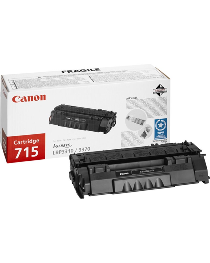 TONER NERO LBP3310 LBP3370 CRG 715 CAPACITA' STANDARD