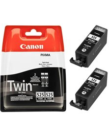 SCATOLA 2 CARTUCCIA TWIN PACK NERA PGI-525BK