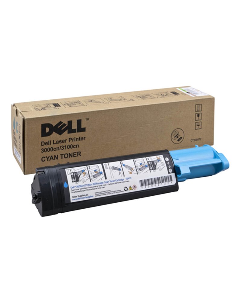 TONER CIANO DELL 3000CN E 3100CN CAPACITA' STANDARD