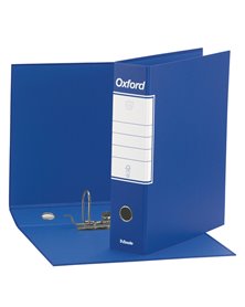 Registratore OXFORD G83 blu dorso 8cm f.to commerciale ESSELTE