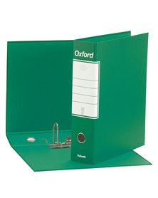 Registratore OXFORD G83 verde dorso 8cm f.to commerciale ESSELTE