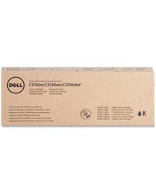 TONER NERO DELL C3760n/3760dn/3765dnf STAND. CAP.