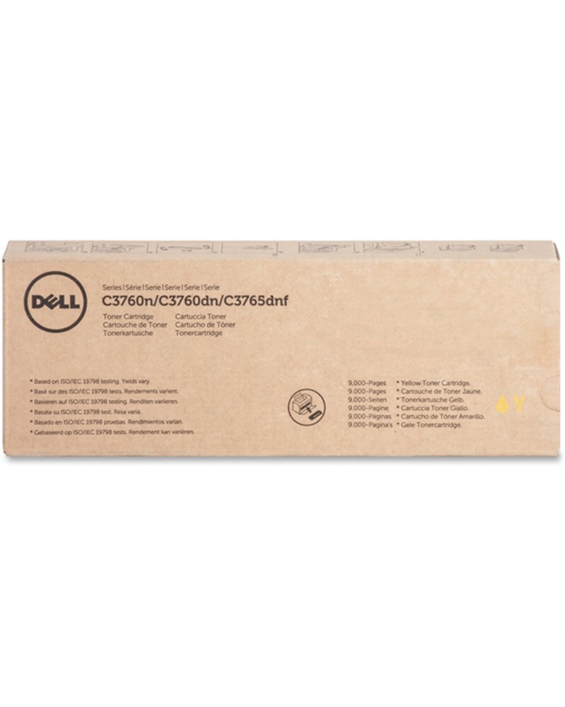 TONER GIALLO DELL C3760n/3760dn/3765dnf STAND. CAP.