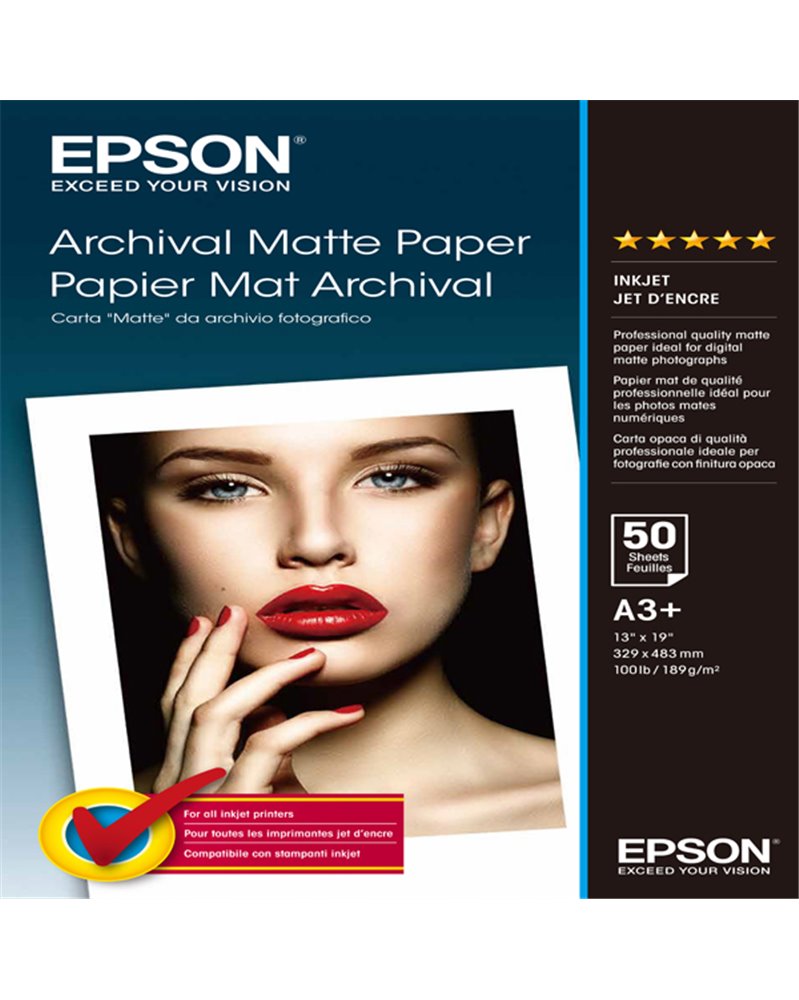 RISMA 50 FG CARTA "MATTE"A3+STYLUS PHOTO 2000P 192G