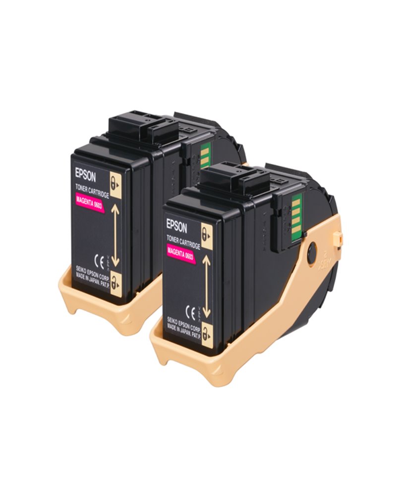 TONER CARTRIDGE ACUBRITE MAGENTA (S050603), IN CONFEZIONE DOPPIA