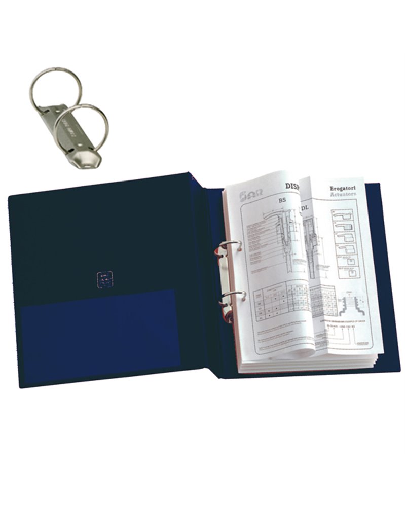 Raccoglitore STELVIO 25 A5 2R blu 15x21cm SEI ROTA