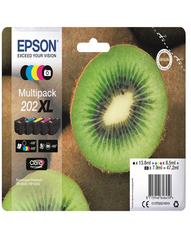 CARTUCCIA MULTIPACK 202 XL KIWI