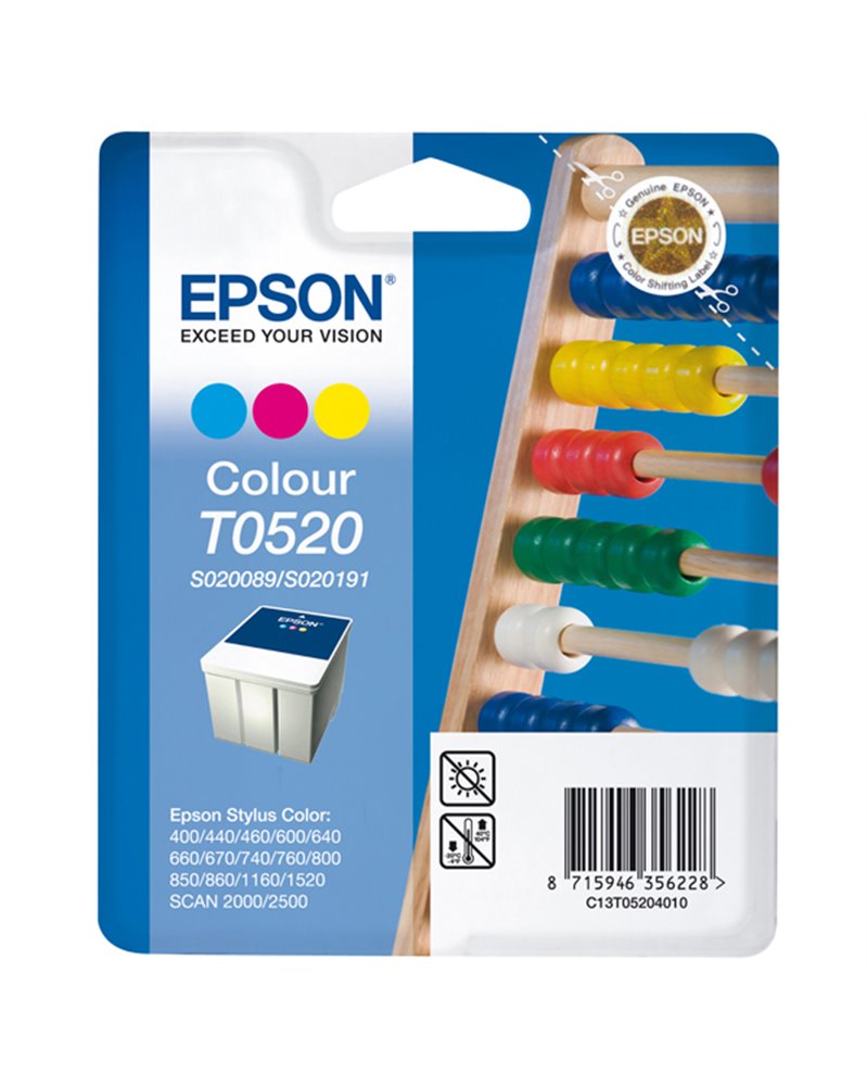 CART.3COLORI STYLUS COLOR 400/440/460/600/640/660/670/740/760/800 BLISTER RS CART.3COLORI STYLUS COLOR 400/440/460/600/640/660/670/740/760/800 BLISTER RS