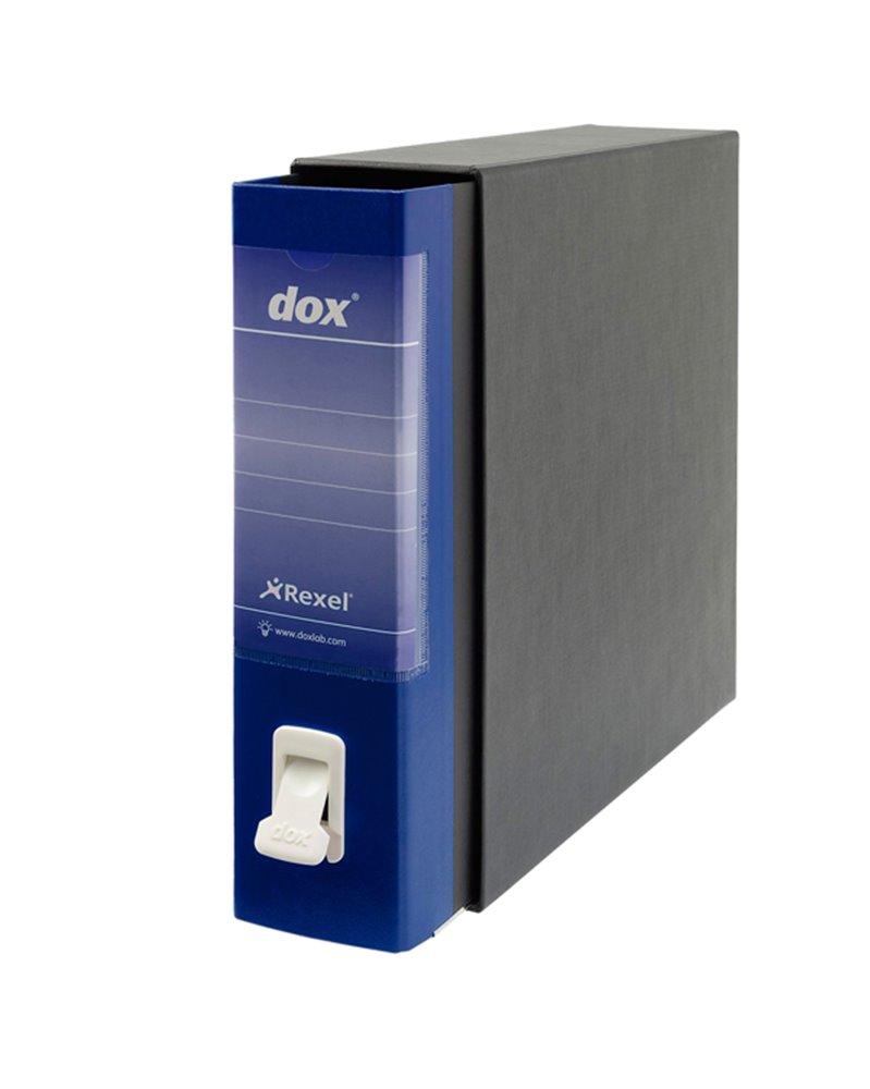 Registratore New Dox 1 blu dorso 8cm f.to commerciale Esselte Registratore New Dox 1 blu dorso 8cm f.to commerciale Esselte
