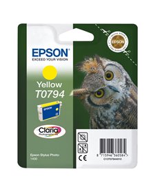 CARTUCCIA INCHIOSTRO EPSON CLARIA GIALLO, NELLA NUOVA CONFEZIONE BLISTER RS