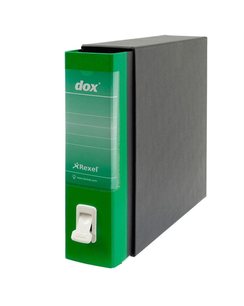 Registratore New Dox 1 verde dorso 8cm f.to commerciale Esselte