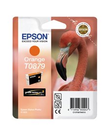 CARTUCCIA INCHIOSTRO A PIGMENTI ARANCIO EPSON ULTRACHROME HI-GLOSS2 BLISTER C/RF