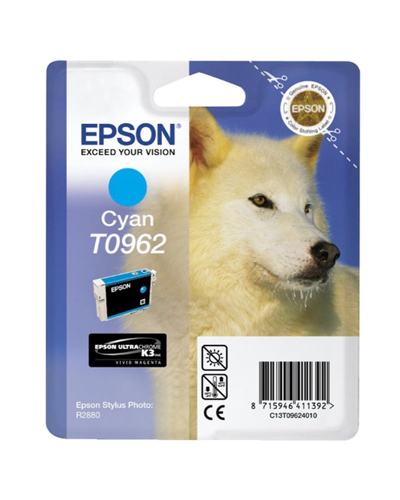 CARTUCCIA INCHIOSTRO A PIGMENTI CIANO EPSON ULTRACHROME K3 BLISTER RS