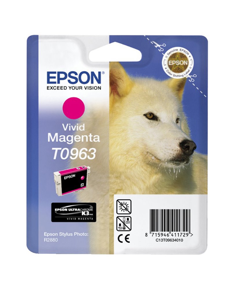 CARTUCCIA INCHIOSTRO A PIGMENTI VIVID-MAGENTA EPSON ULTRACHROME K3 BLISTER RS