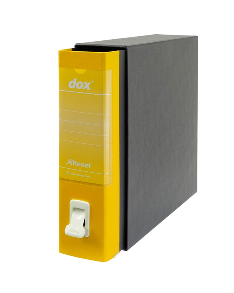 Registratore Dox 2 giallo dorso 8cm f.to protocollo Esselte